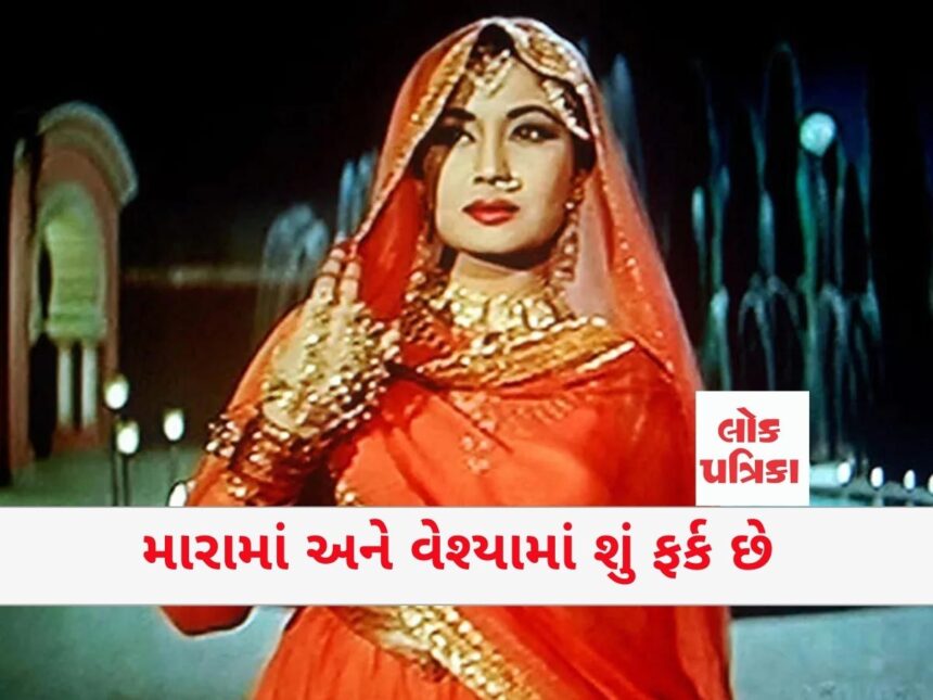 મારામાં અને વેશ્યામાં શું ફર્ક છે