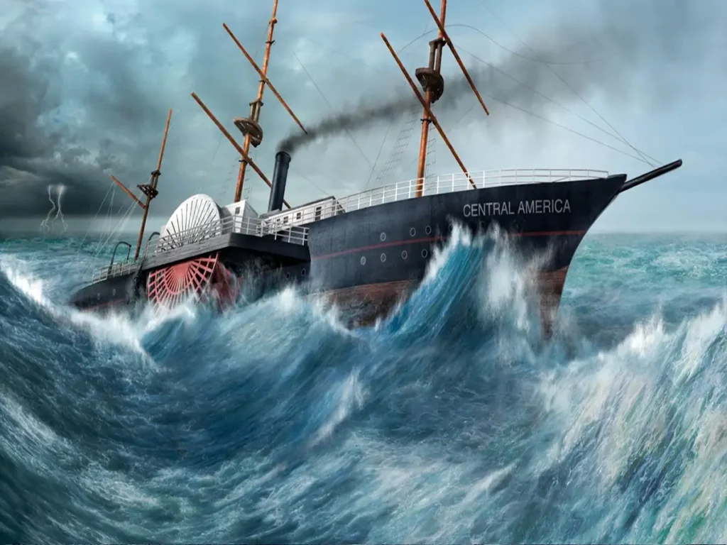 sunk ship