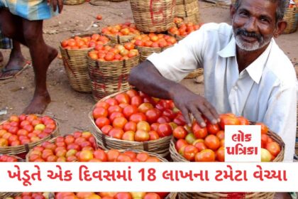 ખેડૂતે એક દિવસમાં 18 લાખના ટમેટા વેચ્યા