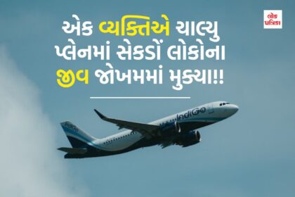 એક વ્યક્તિએ ચાલ્યુ પ્લેનમાં સેકડોં લોકોના જીવ જોખમમાં મુક્યા!!