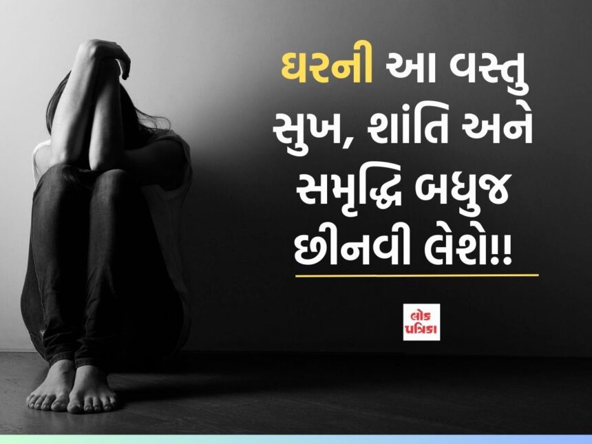 ઘરની આ વસ્તુ સુખ, શાંતિ અને સમૃદ્ધિ બધુજ છીનવી લેશે!!